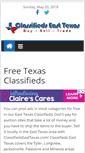 Mobile Screenshot of classifiedseasttexas.com